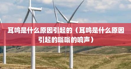 耳鸣是什么原因引起的（耳鸣是什么原因引起的嗡嗡的响声）