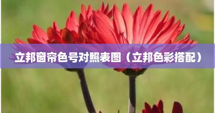立邦窗帘色号对照表图（立邦色彩搭配）
