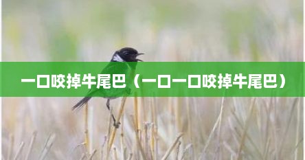 一口咬掉牛尾巴（一口一口咬掉牛尾巴）