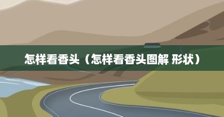 怎样看香头（怎样看香头图解 形状）
