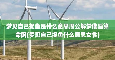 梦见自己捉鱼是什么意思周公解梦佛滔算命网(梦见自己捉鱼什么意思女性)