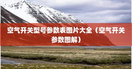 空气开关规格型号有多少安的（空气开关常见规格型号）