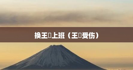 换王濛上班（王濛受伤）