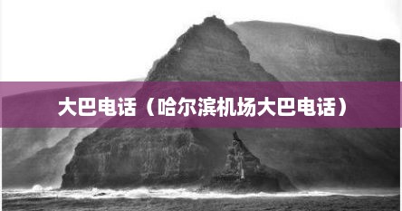 大巴电话（哈尔滨机场大巴电话）