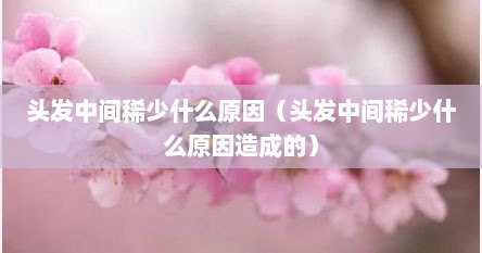 头发中间稀少什么原因（头发中间稀少什么原因造成的）
