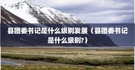 县团委书记是什么级别发展（县团委书记是什么级别?）