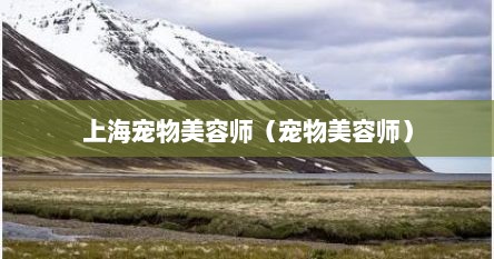 上海宠物美容师（宠物美容师）