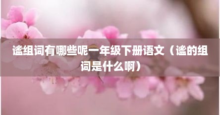 谧组词有哪些呢一年级下册语文（谧的组词是什么啊）