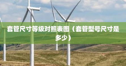 套管尺寸等级对照表图（套管型号尺寸是多少）