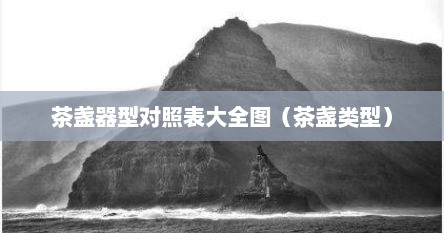 茶盏器型对照表大全图（茶盏类型）