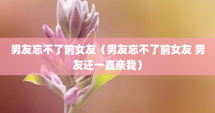男友忘不了前女友（男友忘不了前女友 男友还一直亲我）