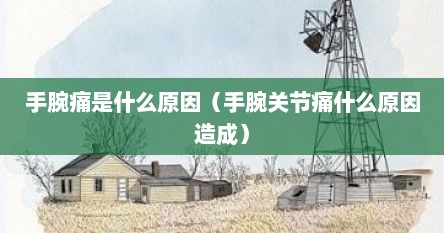 手腕痛是什么原因（手腕关节痛什么原因造成）