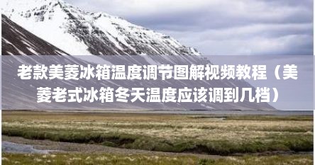 老款美菱冰箱温度调节图解视频教程（美菱老式冰箱冬天温度应该调到几档）