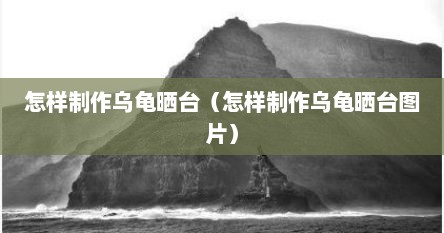 怎样制作乌龟晒台（怎样制作乌龟晒台图片）