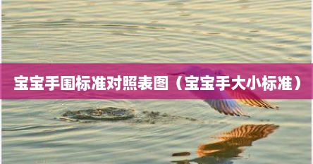 宝宝手围标准对照表图（宝宝手大小标准）