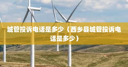 城管投诉电话是多少(西乡县城管投诉电话是多少)