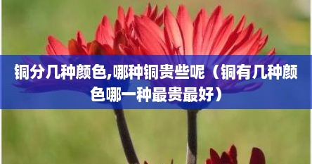 铜分几种颜色,哪种铜贵些呢（铜有几种颜色哪一种最贵最好）