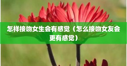 怎样接吻女生会有感觉（怎么接吻女友会更有感觉）