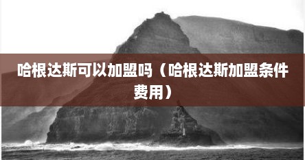 哈根达斯可以加盟吗（哈根达斯加盟条件费用）