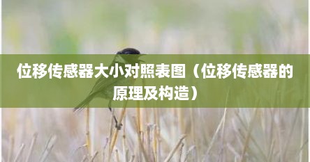 位移传感器大小对照表图（位移传感器的原理及构造）