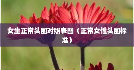 女生正常头围对照表图（正常女性头围标准）