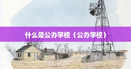 什么是公办学校（公办学校）