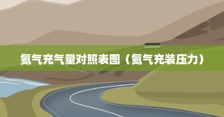氦气充气量对照表图（氦气充装压力）