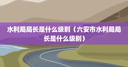 水利局局长是什么级别（六安市水利局局长是什么级别）