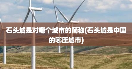 石头城是对哪个城市的简称(石头城是中国的哪座城市)