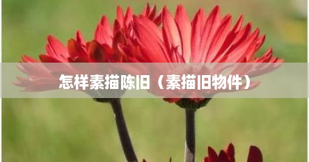 怎样素描陈旧（素描旧物件）