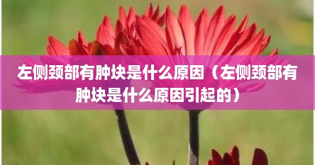 左侧颈部有肿块是什么原因（左侧颈部有肿块是什么原因引起的）