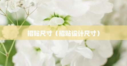 招贴尺寸（招贴设计尺寸）