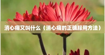 消心痛又叫什么（消心痛的正确服用方法）