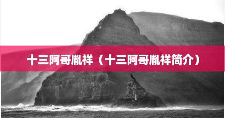 十三阿哥胤祥（十三阿哥胤祥简介）