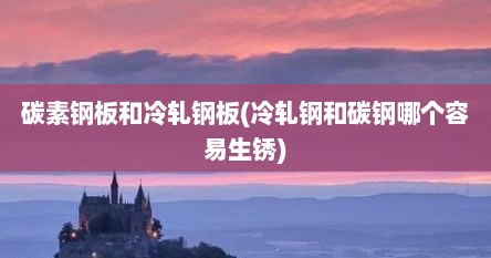 碳素钢板和冷轧钢板(冷轧钢和碳钢哪个容易生锈)