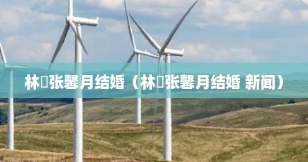 林峯张馨月结婚（林峯张馨月结婚 新闻）