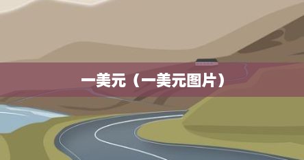 一美元（一美元图片）