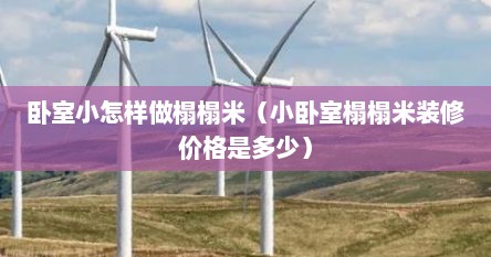 卧室小怎样做榻榻米（小卧室榻榻米装修价格是多少）