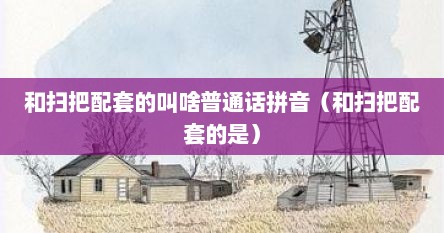 和扫把配套的叫啥普通话拼音（和扫把配套的是）