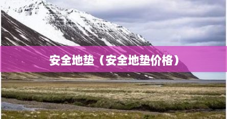 安全地垫（安全地垫价格）