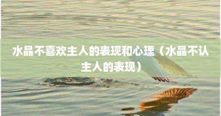 水晶不喜欢主人的表现和心理（水晶不认主人的表现）