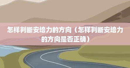 怎样判断安培力的方向（怎样判断安培力的方向是否正确）