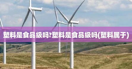 塑料是食品级吗?塑料是食品级吗(塑料属于)