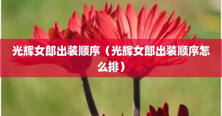 光辉女郎出装顺序（光辉女郎出装顺序怎么排）