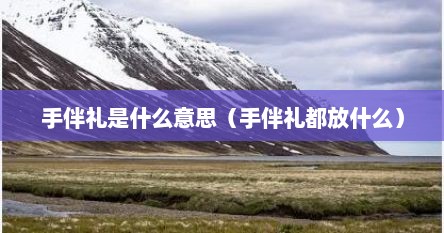手伴礼是什么意思（手伴礼都放什么）