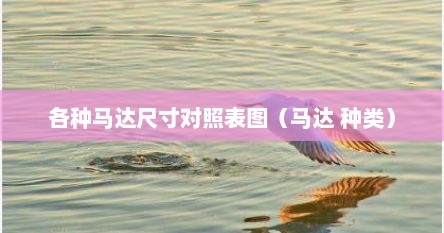 各种马达尺寸对照表图（马达 种类）