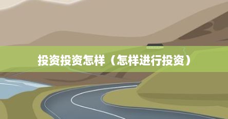 投资投资怎样（怎样进行投资）