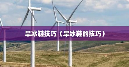 旱冰鞋技巧（旱冰鞋的技巧）