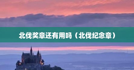 北伐奖章还有用吗（北伐纪念章）