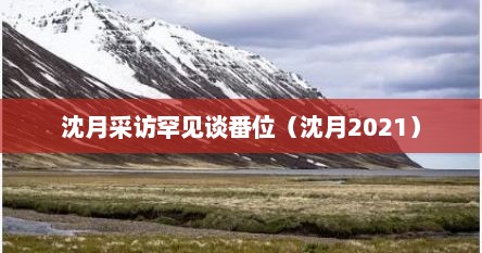 沈月 采访(沈月出席活动) 沈月 采访(沈月出席活动)